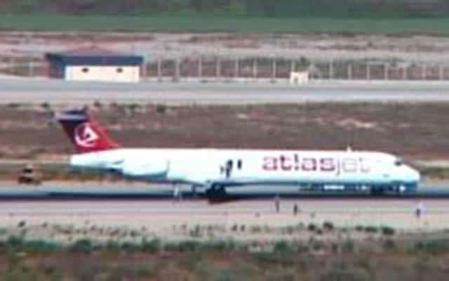 turkish plane hijacked.