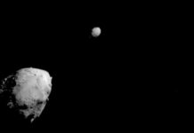 DART Mission Displaces 1000 Tons of Asteroid Debris, Paving the Way for Future Planetary Defense didymos and dimorphos before impact. NASA image.