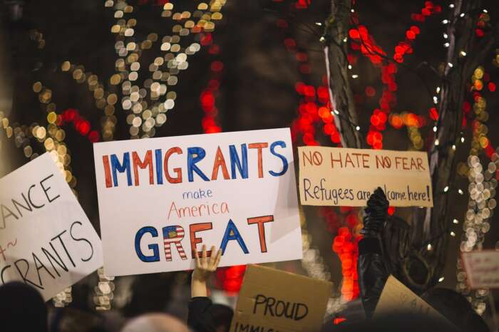 pro-immigration protest. image by stocksnap from pixabay