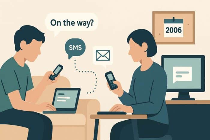 teens and technology. ai image via axcessnews